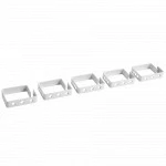 Аксессуар для кабельных сетей ЦМО Кабельный органайзер односторонний глубина 47мм (в упаковке 5шт) СМ-5