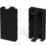 Кабельный канал Hyperline Вставка-заглушка 45x22,5 (аналог Mosaic) черная SIP2-BL-M45-22.5-BK