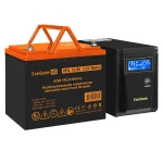 Источник бесперебойного питания ExeGate EX295986RUS + батарея 80Aч EX285654RUS 1шт EX296779RUS Линейно-интерактивные, Напольный (Tower), 600 ВА, 360 Вт