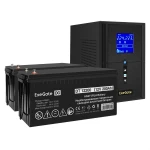 Источник бесперебойного питания ExeGate EX295988RUS + батарея 200Aч EX282991RUS 2шт EX296834RUS (Линейно-интерактивные, Напольный, 1500 ВА, 1200)
