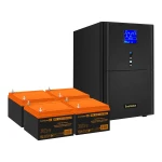 Источник бесперебойного питания ExeGate EX295990RUS + батарея 26Aч EX285663RUS 4шт EX296859RUS (Линейно-интерактивные, Напольный, 3000 ВА, 2400)