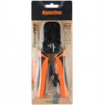 Инструмент для монтажа СКС Hyperline Инструмент обжимной (кримпер) для RJ-45, RJ-12, RJ-11 HT-N5684R