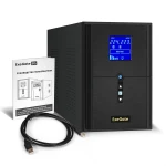 Источник бесперебойного питания ExeGate SineTower SN-2000.LCD.AVR.3SH.1C13.RJ.USB EX295983RUS (Линейно-интерактивные, Напольный, 2000 ВА, 1600)