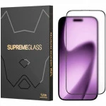 Аксессуары для смартфона iLera Защитное стекло FrostedGlass 2.0 черный для экрана iPhone 17 Air ILFRGL17AIR