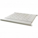 Полка для серверного шкафа Hyperline Полка c 19'' креплением, раздвижная, 0.5U, с регулируемой глубиной установки от 405 мм до 700 мм, нагрузка до 60 кг TSD3L-0.5U-405/700-RAL7035