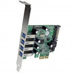 Сетевая карта StarTech 4-Port PCI-E SuperSpeed USB 3.0 Controller Card PEXUSB3S4V