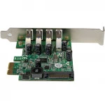 Сетевая карта StarTech 4-Port PCI-E SuperSpeed USB 3.0 Controller Card PEXUSB3S4V