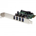 Сетевая карта StarTech 4-Port PCI-E SuperSpeed USB 3.0 Controller Card PEXUSB3S4V