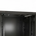 Серверный шкаф Hyperline Шкаф серверный напольный 47U 800x1000мм пер.дв.перфор. задн.дв.перфор. 2 бок.пан. 800кг черный 910мм DR-TTB-D-47U-RAL9004