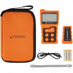 Инструмент для монтажа СКС LANMASTER Тестер витой пары LAN-TST-WRM-400-POE