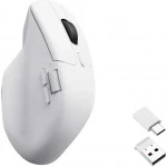 Мышь Keychron M6 White M6-A3 (Имиджевая, Беспроводная)