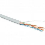 Кабель витая пара Hyperline Бухта Hyperline UUTP4R-C5E-S24-IN-LSZH-GY-305, 305м