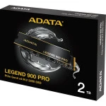 Жесткий диск ADATA Legend 900 PRO SLEG-900P-2TCS SSD (твердотельные), 2 ТБ, M.2, PCIe