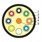 Оптический кабель Hyperline FO-DT-IN/OUT-503-24-LSZH-BK