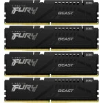 ОЗУ Kingston Fury Beast KF556C40BBK4-64 DIMM, DDR5, 64 Гб (4 х 16 Гб), 5600 МГц