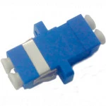 Аксессуар для оптических сетей Hyperline Оптический проходной адаптер LC-LC SM duplex корпус пластиковый синий белые колпачки FA-P11Z-DLC/DLC-N/WH-BL