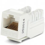 Модуль Hyperline Модуль Keystone Jack RJ-45(8P8C) категория 5e KJNE-8P8C-C5e-90-WH