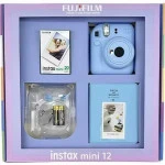 Фотоаппарат FUJIFILM INSTAX MINI 12 BUNDLE СLEAR CASE + L20PK (PASTEL BLUE) N0000002884