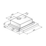 Вытяжка FABER Flox GLASS WH A60 110.0436.363