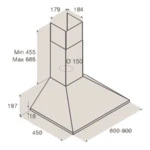 Вытяжка JET AIR Gaia IX/A/60 PRF0112624B