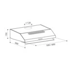 Вытяжка Posiflex SIMPLE 2M 600 W CHAT000019