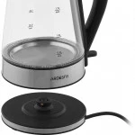 ARDESTO EKL-F110 серебристый с черным (Чайник, 1.7 л., 2150 Вт)