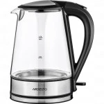 ARDESTO EKL-F110 серебристый с черным (Чайник, 1.7 л., 2150 Вт)