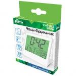 Прочее Ritmix Часы-будильник CAT-042 White