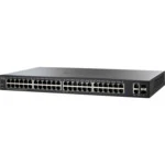 Коммутатор Cisco Small Business SF220-48 SF220-48-K9-EU 100 Base-TX (100 мбит/с), 2 SFP порта