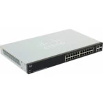 Коммутатор Cisco SG220-26P SG220-26P-K9-EU 1000 Base-TX (1000 мбит/с), 2 SFP порта