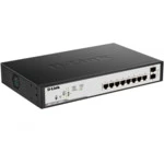 Коммутатор D-link DGS-1100-10MPP/C1A 32508 1000 Base-TX (1000 мбит/с), 2 SFP порта