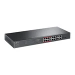 Коммутатор TP-Link TL-SL1218MP 100 Base-TX (100 мбит/с), 2 SFP порта