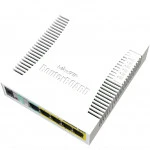 Коммутатор Mikrotik RB260GSP CSS106-1G-4P-1S (1000 Base-TX (1000 мбит/с), 1 SFP порт)