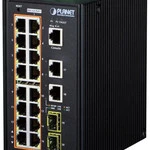 Коммутатор Planet IGS-20160HPT 1000 Base-TX (1000 мбит/с), 2 SFP порта