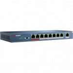 Коммутатор Hikvision DS-3E0109P-E/M(B) 100 Base-TX (100 мбит/с)