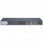 Коммутатор Hikvision DS-3E0518P-E/M 1000 Base-TX (1000 мбит/с), 2 SFP порта