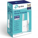 Усилитель сигнала Wi-Fi TP-Link RE505X (10/100/1000 Base-TX (1000 мбит/с), Wi-Fi 6 (802.11a / b / g / n / ac / ax), с внешней антенной)