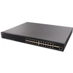 Коммутатор Cisco SX350X-24-K9-EU (10 GBase-T (10000 мбит/с), 4 SFP порта)