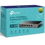 Коммутатор TP-Link TL-SF1006P 100 Base-TX (100 мбит/с)