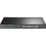 Коммутатор TP-Link TL-SG1218MP (1000 Base-TX (1000 мбит/с), 2 SFP порта)