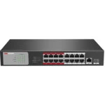 Коммутатор Hikvision DS-S1816P(B) 100 Base-TX (100 мбит/с), 1 SFP порт