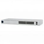 Коммутатор Ubiquiti USW-24-POE USW-24-POE-EU (1000 Base-TX (1000 мбит/с), 2 SFP порта)