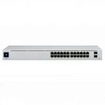 Коммутатор Ubiquiti USW-24-POE USW-24-POE-EU (1000 Base-TX (1000 мбит/с), 2 SFP порта)