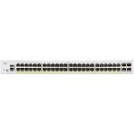 Коммутатор Cisco CBS350-48FP-4X-EU (1000 Base-TX (1000 мбит/с), 4 SFP порта)