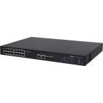 Коммутатор Dahua DH-PFS3220-16GT-190 (1000 Base-TX (1000 мбит/с), 2 SFP порта)