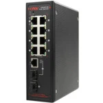 Коммутатор ONV PoE индустриальный управляемый 8-портовый IPS31108PFM 100 Base-TX (100 мбит/с), 1 SFP порт