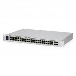 Коммутатор Ubiquiti UniFi Switch 48 PoE USW-48-POE (1000 Base-TX (1000 мбит/с), 4 SFP порта)