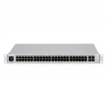 Коммутатор Ubiquiti UniFi Switch 48 PoE USW-48-POE (1000 Base-TX (1000 мбит/с), 4 SFP порта)