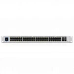 Коммутатор Ubiquiti UniFi Switch Pro USW-PRO-48-POE (1000 Base-TX (1000 мбит/с), 4 SFP порта)