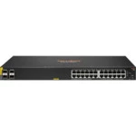 Коммутатор HPE CX 6100 24G Class4 PoE 4SFP+ 370W JL677A (1000 Base-TX (1000 мбит/с), 4 SFP порта)